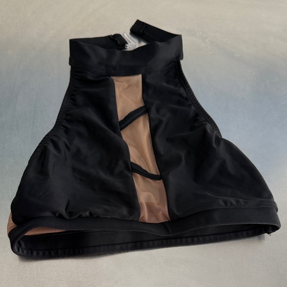 AA Black and Tan Halter Top